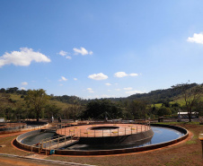 A a obra complementa outra importante ação da Sanepar na cidade, a Estação de Tratamento de Esgoto Sul, cuja capacidade de vazão média saltará de 491 litros por segundo para 545 litros por segundo. O investimento nos dois complexos é de R$ 60 milhões.Foto Gilson Abreu