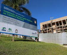 A Secretaria de Desenvolvimento Urbano e Obras Públicas está investindo R$ 273 mil para a construção da nova capela mortuária do município (o prédio original é de 1996), além de R$ 370 mil para o novo muro e uma rampa de acesso ao cemitério. Foto: Geraldo Bubniak/AEN