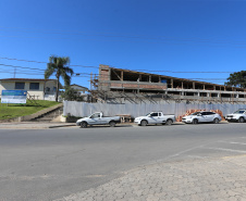 A Secretaria de Desenvolvimento Urbano e Obras Públicas está investindo R$ 273 mil para a construção da nova capela mortuária do município (o prédio original é de 1996), além de R$ 370 mil para o novo muro e uma rampa de acesso ao cemitério. Foto: Geraldo Bubniak/AEN