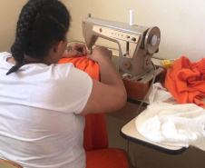 Presos do Paraná trabalham para ajudar no combate à pandemia. Foto:Depen