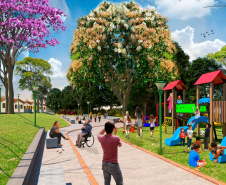 Parques Lineares de Maringá
Foto: Divulgação/Prefeitura de Maringá