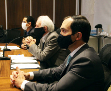 Sociedade poderá participar do Plano Estadual de Segurança Pública.A ferramenta foi lançada nesta segunda-feira (20), em uma videoconferência com a participação do vice-governador Darci Piana; do presidente da Fiep, Carlos Walter; do secretário estadual de Segurança Pública, Romulo Marinho; e de representantes de outras entidades envolvidas na elaboração do plano. Foto:SESP