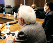 Sociedade poderá participar do Plano Estadual de Segurança Pública.A ferramenta foi lançada nesta segunda-feira (20), em uma videoconferência com a participação do vice-governador Darci Piana; do presidente da Fiep, Carlos Walter; do secretário estadual de Segurança Pública, Romulo Marinho; e de representantes de outras entidades envolvidas na elaboração do plano. Foto:SESP