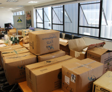 Secretaria da Justiça repassa mais 22 mil EPI’s às instituições que abrigam idosos em Curitiba
. Foto:SEJUF