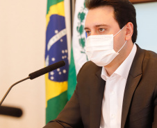 O governador Carlos Massa Ratinho Junior se reuniu por videoconferência nesta segunda-feira (20) com os 30 deputados federais que representam o Paraná em Brasília para discutir modelagem, obras e trechos previstos no novo Anel de Integração