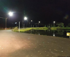 istemas a LED iluminam caminhos em direção à Cidade Sustentáve.Foto:SEDU