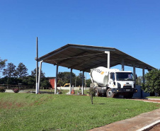 Sanepar, em Foz, amplia estrutura para transformar lodo de esgoto em adubo para agricultura.Foto:Sanepar
