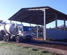 Sanepar, em Foz, amplia estrutura para transformar lodo de esgoto em adubo para agricultura.Foto:Sanepar