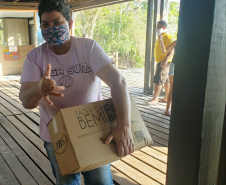 Porto faz segunda entrega de cestas às comunidades das ilhas
.Foto:Pierpaolo Nota