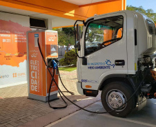 Copel testa caminhão elétrico para transporte de materiais
. Foto: Copel