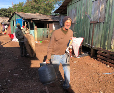 Famílias são realocadas de áreas de risco para casas populares
. Foto: Assessoria / Prefeitura de São Miguel do Iguaçu)
