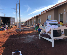 Famílias são realocadas de áreas de risco para casas populares
. Foto: Assessoria / Prefeitura de São Miguel do Iguaçu)