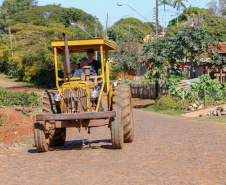 Governo renova artérias de escoamento da safra em Ivaiporã. Foto: Gilson Abreu/AEN