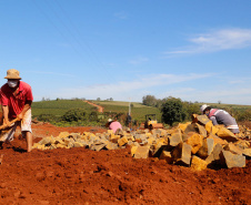 Governo renova artérias de escoamento da safra em Ivaiporã. Foto: Gilson Abreu/AEN