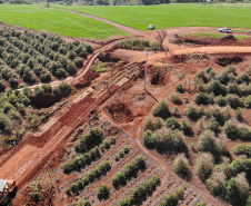 Governo renova artérias de escoamento da safra em Ivaiporã. Foto: Gilson Abreu/AEN