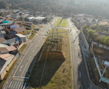 O governador Carlos Massa Ratinho Junior entregou nesta quinta-feira (06) a nova Avenida Zeferino Casagrande, a mais importante via de Campo Magro, na Região Metropolitana de Curitiba.