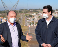 O governador Carlos Massa Ratinho Junior entregou nesta quinta-feira (06) a nova Avenida Zeferino Casagrande, a mais importante via de Campo Magro, na Região Metropolitana de Curitiba.