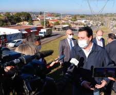 O governador Carlos Massa Ratinho Junior entregou nesta quinta-feira (06) a nova Avenida Zeferino Casagrande, a mais importante via de Campo Magro, na Região Metropolitana de Curitiba.