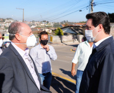 O governador Carlos Massa Ratinho Junior entregou nesta quinta-feira (06) a nova Avenida Zeferino Casagrande, a mais importante via de Campo Magro, na Região Metropolitana de Curitiba.