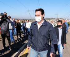O governador Carlos Massa Ratinho Junior entregou nesta quinta-feira (06) a nova Avenida Zeferino Casagrande, a mais importante via de Campo Magro, na Região Metropolitana de Curitiba.