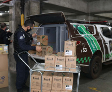 Mais de 134 mil EPIs são repassados a  Guardas Municipais do Paraná. Foto:SESP