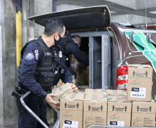Mais de 134 mil EPIs são repassados a  Guardas Municipais do Paraná. Foto:SESP