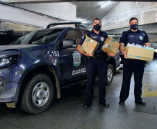 Mais de 134 mil EPIs são repassados a  Guardas Municipais do Paraná. Foto:SESP