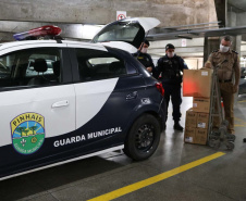 Mais de 134 mil EPIs são repassados a  Guardas Municipais do Paraná. Foto:SESP