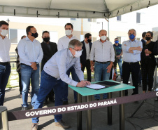 O Governador Carlos Massa Ratinho Junior vistoria  nesta terca-feira (11/08), 416 unidade habitacionais no Loteamento Sao Geronimo em Campo Largo. Campo Largo, 11/08/2020 - Foto: Geraldo Bubniak/AEN