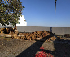 Polícia Científica de Ponta Grossa voltará para sua sede após reforma de muro. Foto:SESP