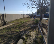 Polícia Científica de Ponta Grossa voltará para sua sede após reforma de muro. Foto:SESP