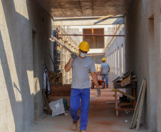 Cadeia de Foz do Iguaçu em construçãoFoto Gilson Abreu