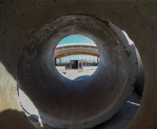 Obras do Hospital da Criança de Maringá,   serao 160 leitos, sendo 20 de UTI, a área construída é de aproximadamente 23 mil metros quadrados e está no espaço do antigo aeroporto da cidade, doado pela União ao município. O local tem cerca de 90 mil metros quadrados. -  04/08/2020 -  Foto: Geraldo Bubniak/AEN