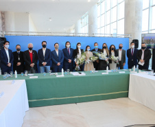 O governador Carlos Massa Ratinho Junior participa nesta quarta-feira (26), no Palácio Iguaçu, do evento que celebra um ano do programa Descomplica, iniciativa de caráter permanente do Governo do Estado para simplificar a vida dos empreendedores