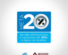 Campanha de uso racional da água chega a condomínios. Imagem:Sanepar