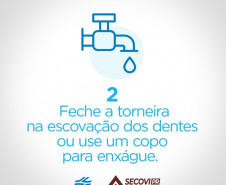 Campanha de uso racional da água chega a condomínios. Imagem:Sanepar