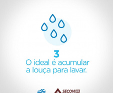 Campanha de uso racional da água chega a condomínios. Imagem:Sanepar
