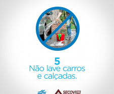 Campanha de uso racional da água chega a condomínios. Imagem:Sanepar
