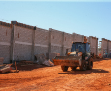 Obras de Construçao da Cadeia Publica de Guaira no loteamento Jardim Floresta com investimento de 16 milhoes. Exemplo da nova realidade do sistema carcerário que está sendo construída no Paraná. Acabar com o problema da superlotação em carceragens de delegacias e realocar os detentos em um espaço estruturado é uma das principais metas do Governo do Estado.   06/08/2020 -  Foto: Geraldo Bubniak/AEN