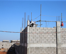 Obras de Construçao da Cadeia Publica de Guaira no loteamento Jardim Floresta com investimento de 16 milhoes. Exemplo da nova realidade do sistema carcerário que está sendo construída no Paraná. Acabar com o problema da superlotação em carceragens de delegacias e realocar os detentos em um espaço estruturado é uma das principais metas do Governo do Estado.   06/08/2020 -  Foto: Geraldo Bubniak/AEN