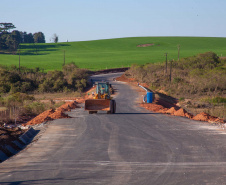 Obras rodoviárias levam segurança e desenvolvimento a Castro - Estrada do Socavão. Foto:Alessandro Vieira