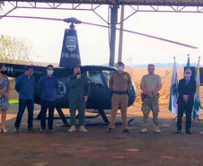 Para intensificar a segurança nas fronteiras, Polícia Civil inaugura base aérea no oeste do Paraná. Foto:SESP