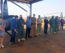 Para intensificar a segurança nas fronteiras, Polícia Civil inaugura base aérea no oeste do Paraná. Foto:SESP