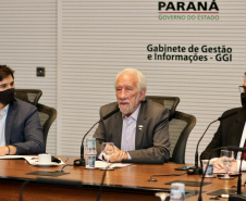 O Governo do Estado é o articulador de uma iniciativa tocada pelo Senac para contratação de jovens aprendizes para empresas de base tecnológica ou interessadas em inovação. O lançamento oficial do programa aconteceu nesta quinta-feira (10), no Palácio Iguaçu, e contou com participação do vice-governador Darci Piana. Foto: Camila Tonett