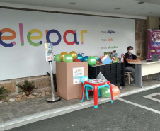 Celepar arrecada brinquedos para a campanha Paraná Piá. Foto:Celepar