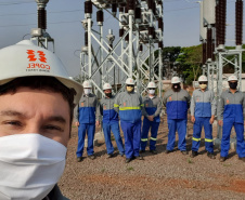 A Copel Geração e Transmissão concluiu as obras de ampliação da subestação Umuarama Sul, na região noroeste do Paraná. Foto: Copel