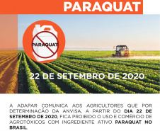 Adapar orienta sobre proibição de agrotóxicos com Paraquat