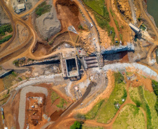 Bela Vista inicia montagem das unidades geradoras de energia. Foto: Copel