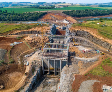 Bela Vista inicia montagem das unidades geradoras de energia. Foto: Copel