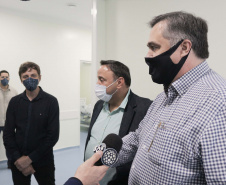  O Hospital Municipal Germano Lauck, de Foz do Iguaçu, recebeu 20 respiradores e 20 monitores para ampliar a ala do Pronto Socorro Respiratório, que vai abrir na próxima semana. Foto:Agência Municipal de Notícias Foz do Iguaçu